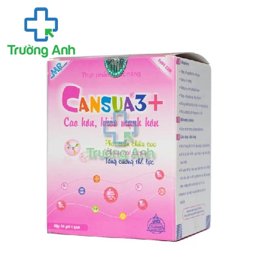 Cansua 3+ - Cung cấp nhiều loại vitamin và khoáng chất cho trẻ